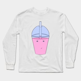 A cute boba Long Sleeve T-Shirt